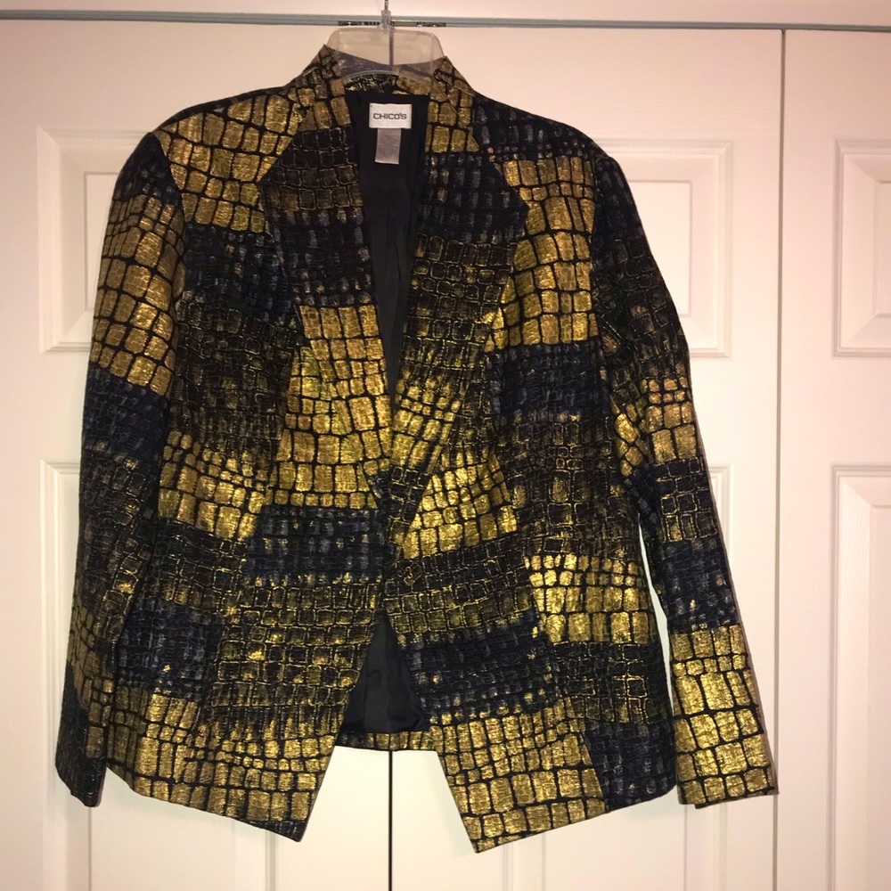 Alligator Print Jacket